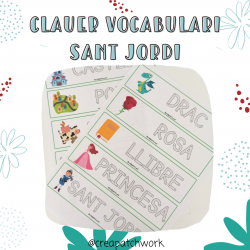 Clauer vocabulari Sant Jordi